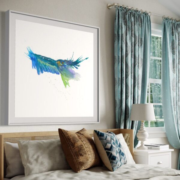 eagle watercolour print by Joan Kennedy Artist