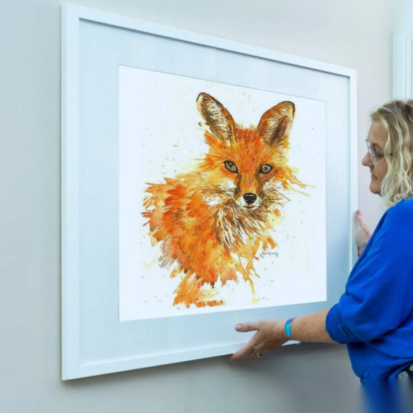 red fox watercolour by Joan Kennedy Artist